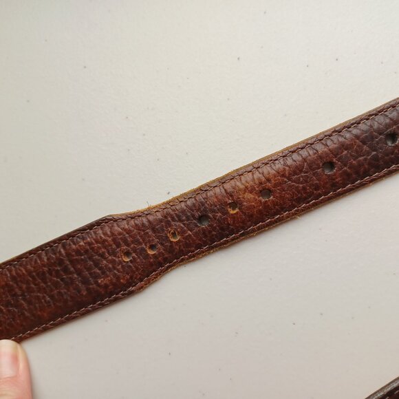ORVIS Full Grain Bison Leather Belt, Men's/Unisex Size 38 - Picture 9 of 10